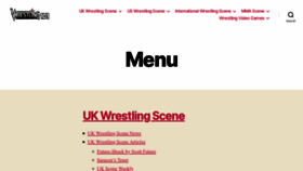 What Wrestling101.com website looked like in 2023 (1 year ago)