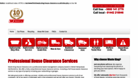 What Waste-king-house-clearance.co.uk website looked like in 2023 (1 year ago)