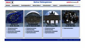 What Wahlen-berlin.de website looked like in 2023 (1 year ago)