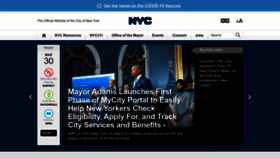 What Www1.nyc.gov website looked like in 2023 (1 year ago)