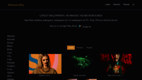What Wallpapersmug.com website looked like in 2023 (1 year ago)