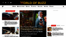 What Worldofbuzz.com website looked like in 2023 (1 year ago)
