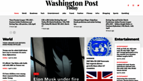 What Washingtonposttoday.com website looked like in 2023 (1 year ago)