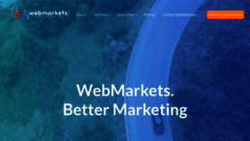 What Webmarketsonline.com website looked like in 2023 (1 year ago)