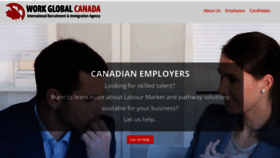 What Workglobalcanada.com website looked like in 2023 (1 year ago)