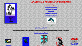 What Webanatomy.net website looked like in 2023 (1 year ago)