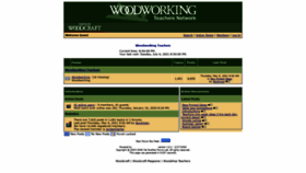 What Woodworkingteachers.com website looked like in 2023 (1 year ago)