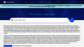 What Watchserie.stream website looked like in 2023 (1 year ago)