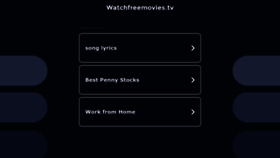 What Watchfreemovies.tv website looked like in 2023 (1 year ago)
