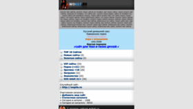What Wokat.ru website looked like in 2023 (1 year ago)