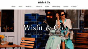 What Wisfit.co.jp website looked like in 2023 (1 year ago)