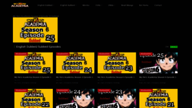 What Ww2.myheroacademiaepisodes.com website looked like in 2023 (1 year ago)