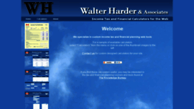 What Walterharder.ca website looked like in 2023 (1 year ago)