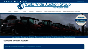 What Worldwideauctiongroup.com website looked like in 2023 (1 year ago)