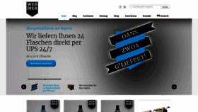 What Web-bier.de website looked like in 2023 (This year)