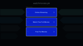 What Watchmovies.pk website looked like in 2023 (This year)