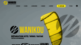 What Wanikou.com website looked like in 2023 (1 year ago)