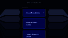What Watchtvseries.ws website looked like in 2023 (This year)