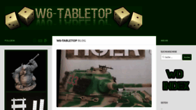 What W6-tabletop.at website looked like in 2023 (This year)