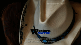 What Westernmatch.com website looked like in 2023 (This year)