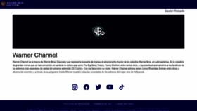 What Warnerchannel.com website looked like in 2023 (This year)