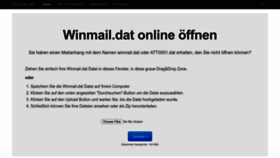 What Winmaildat.de website looked like in 2023 (This year)