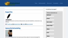 What Webwinkel-links.nl website looked like in 2023 (This year)