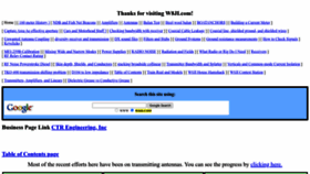 What W8ji.com website looked like in 2023 (This year)