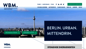 What Wbm.de website looked like in 2023 (This year)