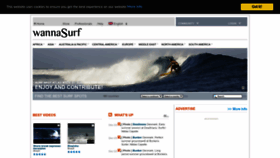 What Wannasurf.com website looked like in 2023 (This year)