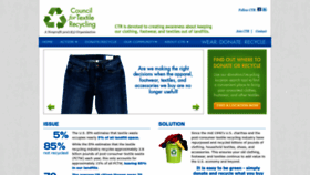 What Weardonaterecycle.org website looked like in 2023 (3 years ago)