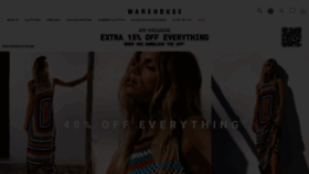 What Warehouse.co.uk website looked like in 2023 (This year)