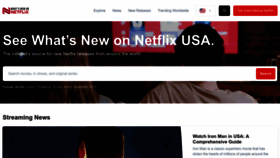 What Whatsnewonnetflix.com website looked like in 2023 (This year)