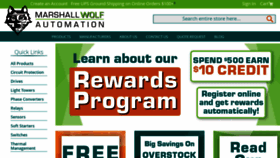 What Wolfautomation.com website looked like in 2023 (This year)