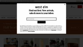 What Westelm.com.au website looked like in 2023 (This year)