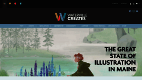What Watervillecreates.org website looked like in 2023 (This year)