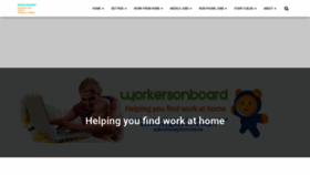 What Workersonboard.com website looked like in 2023 (This year)