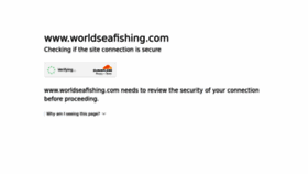 What Worldseafishing.com website looked like in 2023 (This year)