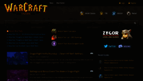 What Warcrafttavern.com website looked like in 2023 (This year)