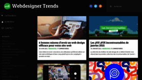 What Webdesignertrends.com website looked like in 2023 (This year)