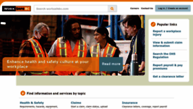 What Worksafebc.com website looked like in 2023 (This year)