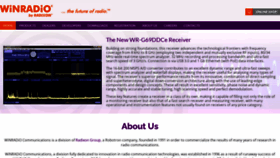 What Winradio.com website looked like in 2023 (This year)