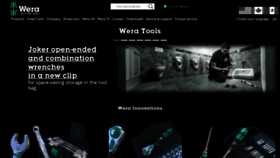 What Wera.de website looked like in 2023 (This year)