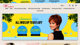 What Wigsbuy.com website looked like in 2023 (This year)