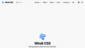 What Windicss.org website looked like in 2023 (This year)