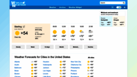 What World-weather.info website looked like in 2023 (This year)