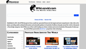 What Wiki.ezvid.com website looked like in 2023 (This year)
