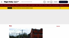What Wigantoday.net website looked like in 2023 (This year)