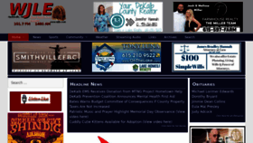What Wjle.com website looked like in 2023 (This year)