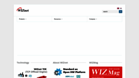 What Wiznet.io website looked like in 2023 (This year)